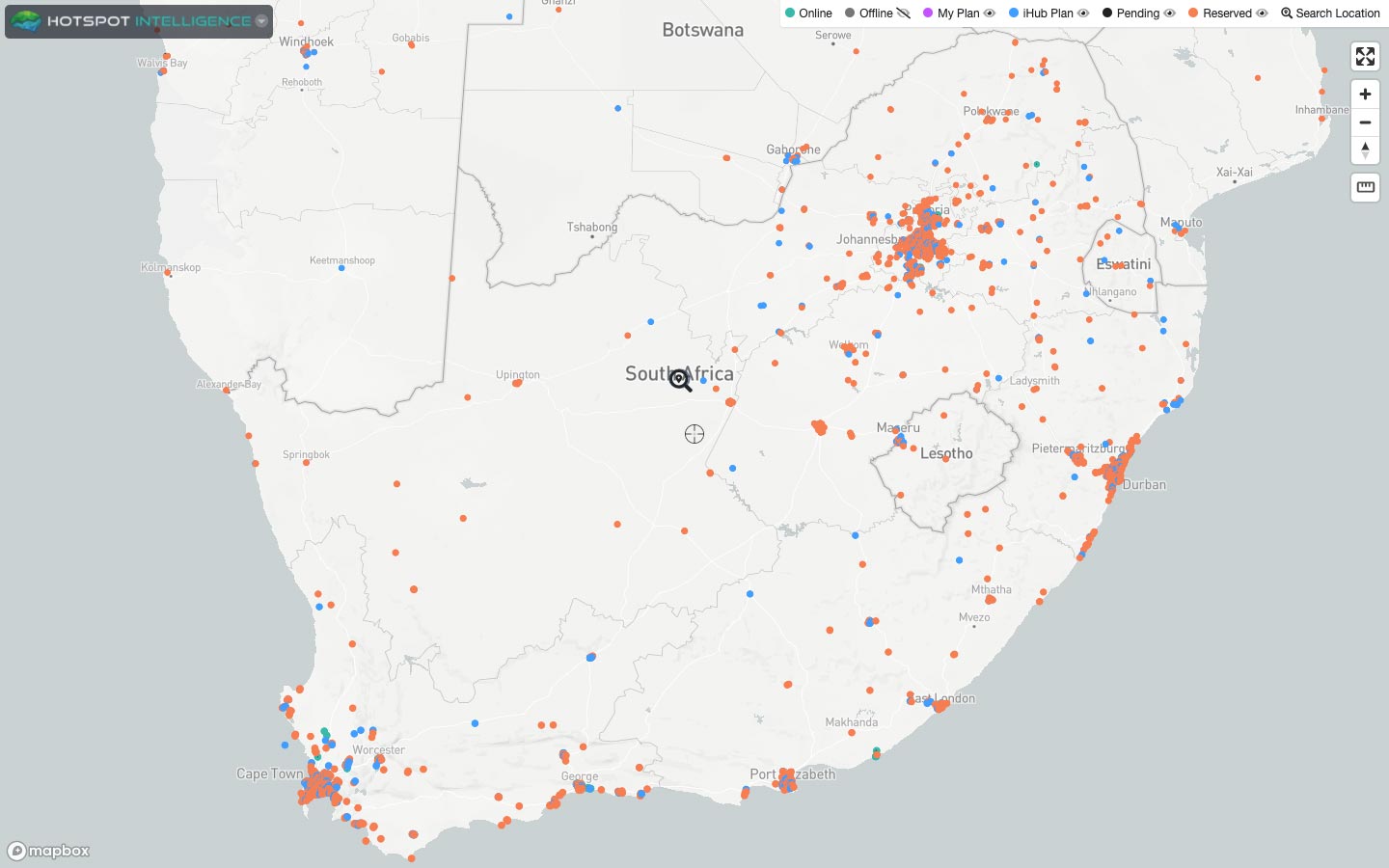 Available Helium Mining Hotspots Near South Africa
